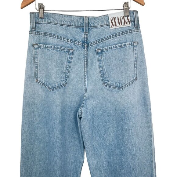 NEW MOTHER SNACKS! Pleated Fun Dip Puddle Jeans Just a Little Nibble Straight - Picture 8 of 15